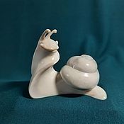 Для дома и интерьера handmade. Livemaster - original item snail funny. Carved miniature. Handmade.