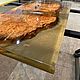 Стол из эпоксидной смолы. Столы. WoodBroker. Ярмарка Мастеров.  Фото №4