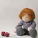 Doll - boy, 40 - 42 cm. Stuffed Toys. bee_littlefamily. My Livemaster. Фото №5