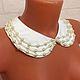  воротничок съемный Pearl. Воротнички. ERIO SHOP. Ярмарка Мастеров.  Фото №4