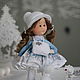 Барышня с муфтой ! Интерьерная текстильная кукла, Интерьерная кукла, Новосибирск,  Фото №1