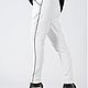 White winter skinny trousers, elegant leggings - PA0584NE