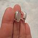 Order Earrings with natural agate Botswana in 925 silver (English castle). marusjy. Livemaster. . Earrings Фото №3