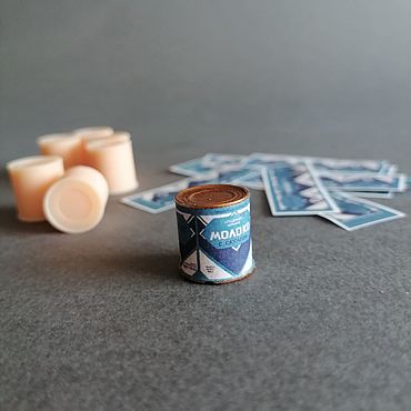 Куклы и игрушки ручной работы. Ярмарка Мастеров - ручная работа Банка сгущенки. 3Д миниатюра. Handmade.