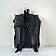 Leather backpack 'Moscow' black. Backpacks. uva. Online shopping on My Livemaster.  Фото №2
