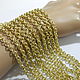 Chain 7h6h1.5 mm color. gold (303-15). floor.meters. Chains. beadsbeautiful2. Online shopping on My Livemaster.  Фото №2