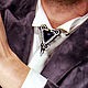 Tie Clip Brooch Edward. Black. jewelry for men. Tie clip. LADY-LIZA jewelry shop. My Livemaster. Фото №4