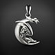  Dragon moon pendant, Кулон, Тольятти,  Фото №1