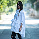 Order White, asymmetrical shirt for women - SH0214CT. EUG fashion. Livemaster. . Blouses Фото №3