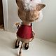 Кот, котик, котенок, игрушка ручной работы. Войлочная игрушка. PodarkiArt. Ярмарка Мастеров.  Фото №6