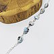 Chain Bracelet: with Dominique larimar, Chain bracelet, Gatchina,  Фото №1