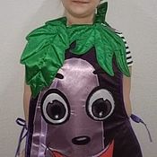 Одежда детская handmade. Livemaster - original item Funny Eggplant Costume. Handmade.