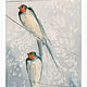 'Free' watercolor painting (birds, buy a picture)). Pictures. Nadezda Perova. Online shopping on My Livemaster.  Фото №2
