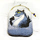 Eyeglass case for children's glasses felted from six Dragons. Eyeglass case. 'MOJ AKSESSUAR' Druzhinina Nina. My Livemaster. Фото №6