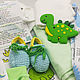 Заказать Динозаврик - Подарочный бокс для младенца, Baby box. Кошака~Вышивака. Ярмарка Мастеров. . Подарок новорожденному Фото №3
