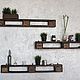 Wooden shelves with logo, Shelves, Moscow,  Фото №1