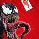 T-shirt with hand-painted venom / Venom. T-shirts. Kozachenko_Hand painted clotthing. Online shopping on My Livemaster.  Фото №2
