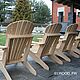 Садовое кресло Адирондак NATURE. Лежаки и шезлонги садовые. L'WOOD. Ярмарка Мастеров.  Фото №5