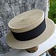 Montmorency boater with wide ribbon. Hats1. Felt Hats Shop. My Livemaster. Фото №6