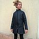 Quilted leather coat for girls, Coats, Sofia,  Фото №1