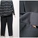 Винтаж: Демисезонные брючки 7/8 Elis, 46-48. Брюки винтажные. Brend & Vintage. Ярмарка Мастеров.  Фото №5