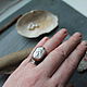 Кольцо с жемчугом медное. Кольца. NadyaBriJewelry. Ярмарка Мастеров.  Фото №6