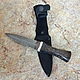 Knife 'Highlander-3' dagger Damascus Karelian birch. Knives. Artesaos e Fortuna. My Livemaster. Фото №5
