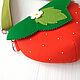 The bag 'Strawberry' for girls. Crossbody bag. Handmade gifts (fantasy-flower). Online shopping on My Livemaster.  Фото №2