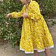 Платье с длинным рукавом девочке 122. Платье. Наряды детям My little princessИрина. Ярмарка Мастеров.  Фото №4