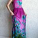 Летнее платье из штапеля. Платья. Ателье Lyubinskaya Couture. Интернет-магазин Ярмарка Мастеров.  Фото №2