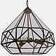 Glass chandelier in Gothic style Hermione 3 lamps. Chandeliers. tiffanarium (Tiffanarium). My Livemaster. Фото №4