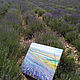 Order Oil painting 'a field of Lavender'. Zhanne Shepetova. Livemaster. . Pictures Фото №3