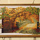 The painting 'Autumn bridge', Pictures, Velikiy Novgorod,  Фото №1