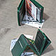 Green cover for identification, with a clip-on wallet, a change box. Cover. Joshkin Kot. Ярмарка Мастеров.  Фото №6