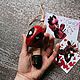Выкройка брелока из кожи "Deadpool". Выкройки. 'Швы и Нити' + 'Гори, но не сгорай'. Ярмарка Мастеров.  Фото №4