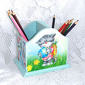 Канцелярские товары handmade. Livemaster - original item Pencil box Back to school))). Handmade.