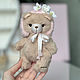 Мишка тедди в цветочной шапочке. Мишки Тедди. MyTeddyStore. Ярмарка Мастеров.  Фото №6