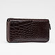 Clutch purse with two zippers made of crocodile leather. Clutches. PREMIUM GOODS. Online shopping on My Livemaster.  Фото №2