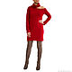 Sweater dress red dress long sleeve winter dress, Dresses, Sofia,  Фото №1