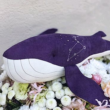 Куклы и игрушки ручной работы. Ярмарка Мастеров - ручная работа Игрушка ручной работы Кит, 58 см. Handmade.