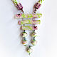 Beadwork necklace Spring in Japan, Pendants, Kazan,  Фото №1