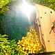 Часы из дерева с декором. Часы классические. Ecowood-4. Интернет-магазин Ярмарка Мастеров.  Фото №2