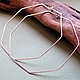 Серьги-кольца из серебра