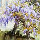 Oil painting 'In the arms of Wisteria', Pictures, Sevastopol,  Фото №1