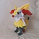 Брайксен покемон огненного типа. Braixen. Мягкие игрушки. Ольга Стасенко (kuklomirtoydolls). Интернет-магазин Ярмарка Мастеров.  Фото №2