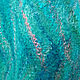 Felted Snood with fringe scarf emerald loop. Snudy1. snezhana-snezhina (snezhanap). My Livemaster. Фото №6