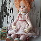Текстильная кукла с рыжими волосами, Куклы и пупсы, Москва,  Фото №1