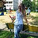 Вязаная пляжная ажурная туника из хлопка, необычное пляжное платье. Туники. Юлия - Вязаные изделия. Ярмарка Мастеров.  Фото №4