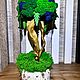 Дерево интерьерное со мхом ягель. Ствол дрифтвуд. Элементы интерьера. Светлана. Ярмарка Мастеров.  Фото №5