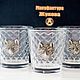 A set of stacks a WOLF for three in box (3х50мл). Shot Glasses. Souvenirs for hunters and fishermen. My Livemaster. Фото №6